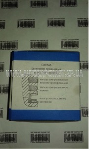 Кольца поршневые ЗАЗ 968 Запорожец/ЛуаЗ 76,0мм (комплект)-Мичуринск